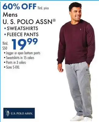 Boscov's U. S. POLO ASSN offer