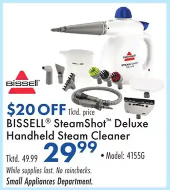 Boscov's BISSELL SteamShot Deluxe Handheld Steam Cleaner offer