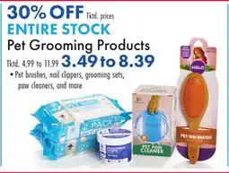 Boscov's ENTIRE STOCK Pet Grooming Products offer