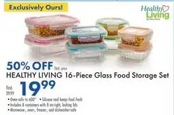 Boscov's HEALTHY LIVING 16-Piece Glass Food Storage Set offer