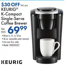 Boscov's KEURIG K-Compact Single-Serve Coffee Brewer offer