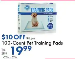 Boscov's 100-Count Pet Training Pads offer