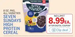 Kings Food Markets SEVEN SUNDAYS HIGH PROTEIN CEREAL offer