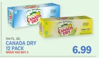 Kings Food Markets CANADA DRY 12 PACK offer
