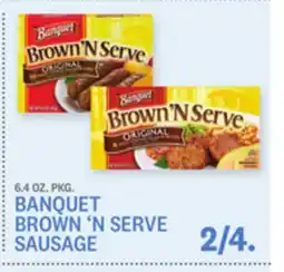 Kings Food Markets BANQUET BROWN'N SERVE SAUSAGE offer