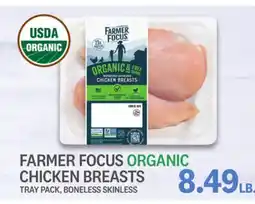 Kings Food Markets FARMER FOCUS ORGANIC CHICKEN BREASTS offer