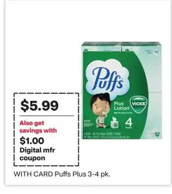 CVS Puffs Plus offer