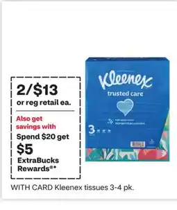 CVS Kleenex tissues offer