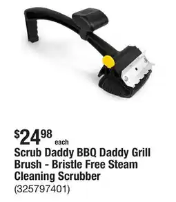 The Home Depot Scrub Daddy BBQ Daddy Grill Brush - Bristle Free Steam Cleaning Scrubber offer