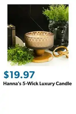 Sam's Club Hanna's 5-Wick Luxury Candle offer