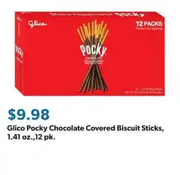 Sam's Club Glico Pocky Chocolate Covered Biscuit Sticks, 1.41 oz.,12 pk offer