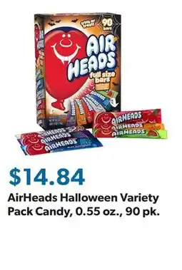 Sam's Club AirHeads Halloween Variety Pack Candy, 0.55 oz., 90 pk offer