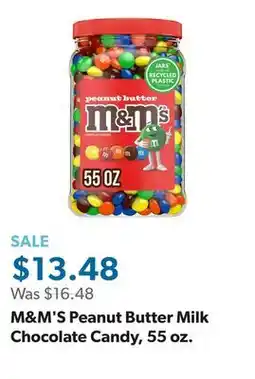Sam's Club M&M'S Peanut Butter Milk Chocolate Candy, 55 oz offer