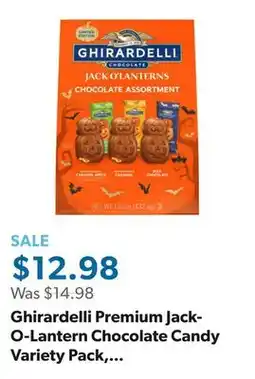 Sam's Club Ghirardelli Premium Jack-O-Lantern Chocolate Candy Variety Pack, 15.2 oz offer