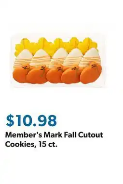 Sam's Club Member's Mark Fall Cutout Cookies, 15 ct offer