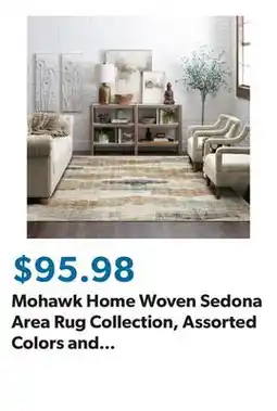 Sam's Club Mohawk Home Woven Sedona Area Rug Collection, Assorted Colors and Sizes offer