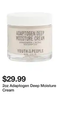 TJ Maxx 2oz Adaptogen Deep Moisture Cream offer