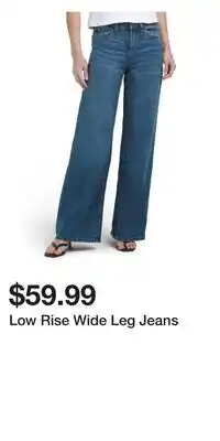 TJ Maxx Low Rise Wide Leg Jeans offer