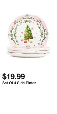 TJ Maxx Set Of 4 Side Plates offer