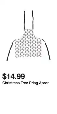 TJ Maxx Christmas Tree Pring Apron offer