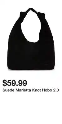 TJ Maxx Suede Marietta Knot Hobo 2.0 offer