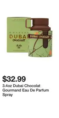 TJ Maxx 3.4oz Dubai Chocolat Gourmand Eau De Parfum Spray offer