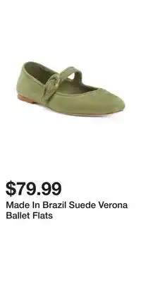 TJ Maxx Made In Brazil Suede Verona Ballet Flats offer