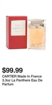 TJ Maxx CARTIER Made In France 3.3oz La Panthere Eau De Parfum offer