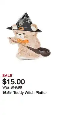 TJ Maxx 16.5in Teddy Witch Platter offer