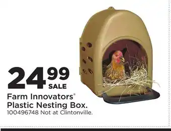Fleet Farm Farm Innovators Plastic Nesting Box offer