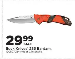 Fleet Farm Buck Knives 285 Bantam offer