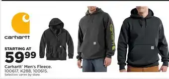 Fleet Farm Carhartt Men's Fleece offer