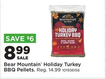 Fleet Farm Bear Mountain Holiday Turkey BBQ Pellets offer