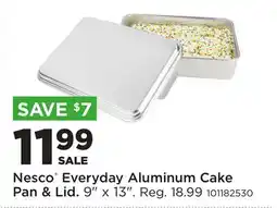 Fleet Farm Nesco Everyday Aluminum Cake Pan & Lid offer