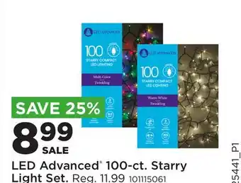 Fleet Farm LED Advanced 100-ct. Starry Light Set offer