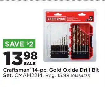 Fleet Farm Craftsman 14-pc. Gold Oxide Drill Bit Set offer