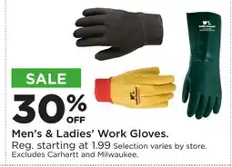 Fleet Farm Men's & Ladies' Work Gloves offer