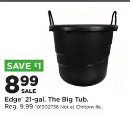 Fleet Farm Edge 21-gal. The Big Tub offer