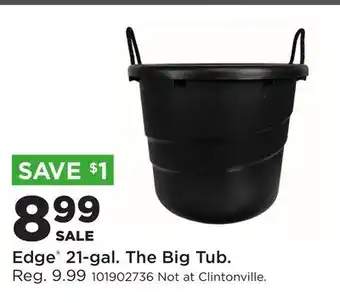 Fleet Farm Edge 21-gal. The Big Tub offer