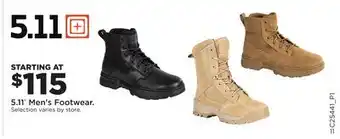 Fleet Farm 5.11 Men's Footwear offer