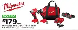Fleet Farm Milwaukee M18 2-pc. CPBL Combo Kit offer
