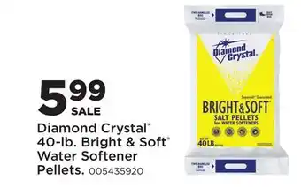 Fleet Farm Diamond Crystal 40-lb. Bright & Soft Water Softener Pellets offer