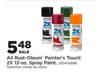 Fleet Farm All Rust-Oleum Painter's Touch 2X 12-oz. Spray Paint offer