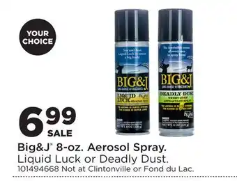 Fleet Farm Big & J 8-oz. Aerosol Spray offer