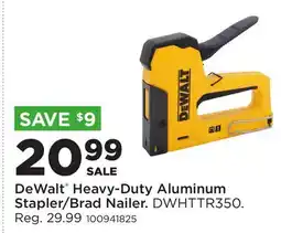 Fleet Farm DeWalt Heavy-Duty Aluminum Stapler/Brad Nailer offer