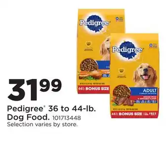 Fleet Farm Pedigree 36 to 44-lb. Dog Food offer