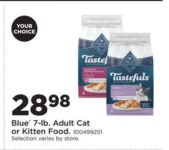 Fleet Farm Blue 7-lb. Adult Cat or Kitten Food offer