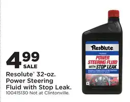 Fleet Farm Resolute 32-oz. Power Steering Fluid with Stop Leak offer