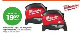 Fleet Farm Milwaukee 2-pk. 25' Magnetic Tape Measure offer