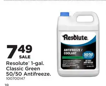 Fleet Farm Resolute 1-gal. Classic Green 50/50 Antifreeze offer